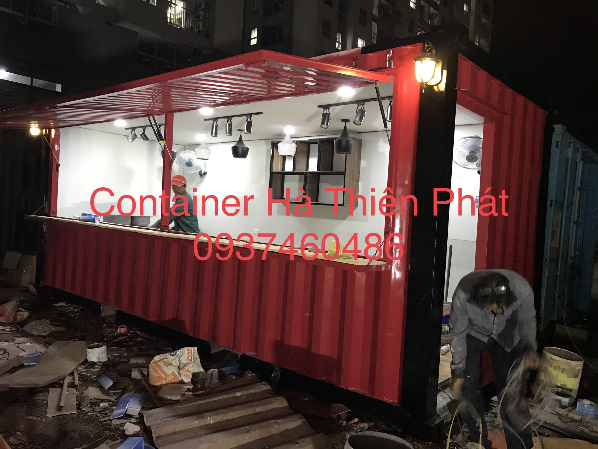Container cà phê