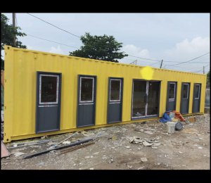 Hoàn thành mẫu container phòng học