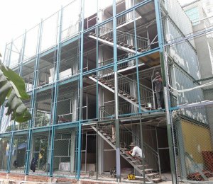 Công trình thi công lắp ghép nhà container tạI củ chi